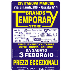 brands temporary store civitanova marche via einaudi 286