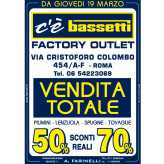 C’è Bassetti Factory Outlet Roma C’è Bassetti Factory Outlet Roma