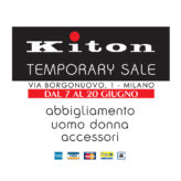 Kiton Temporary Sale Milano Kiton Temporary Sale Milano